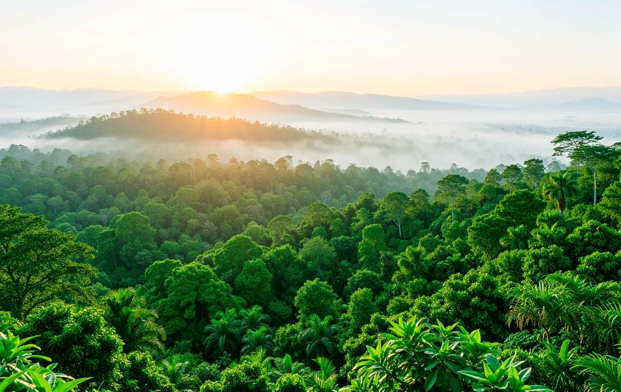 Natural Indonesian landscape